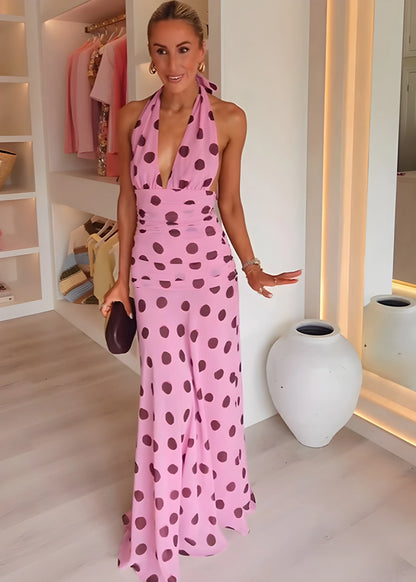 Livette - Polka Dot Maxi Dress