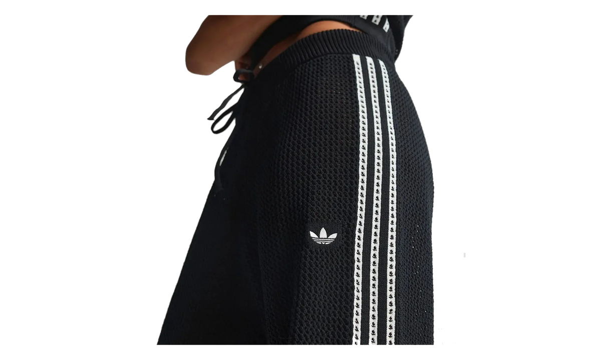 Knitted Crochet Firebird Track Pants WMNS "Black" KC6494