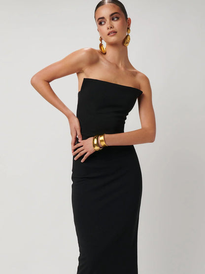Danna Dress - Black Crepe