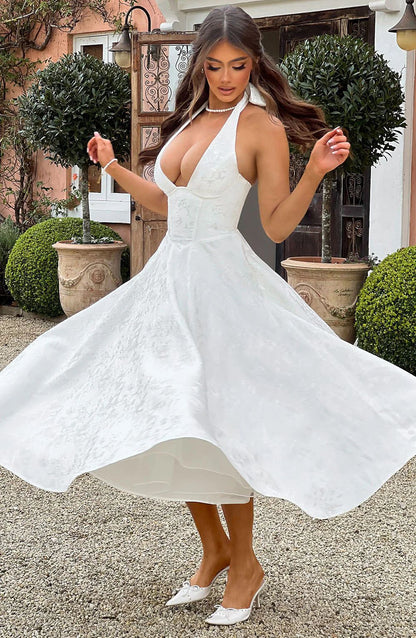 Livette - Elegance Open Midi Dress