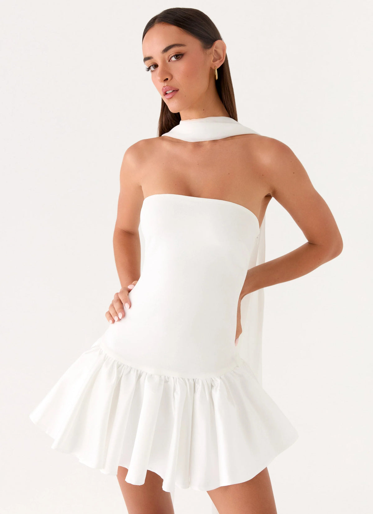 Ros Mini Dress - White