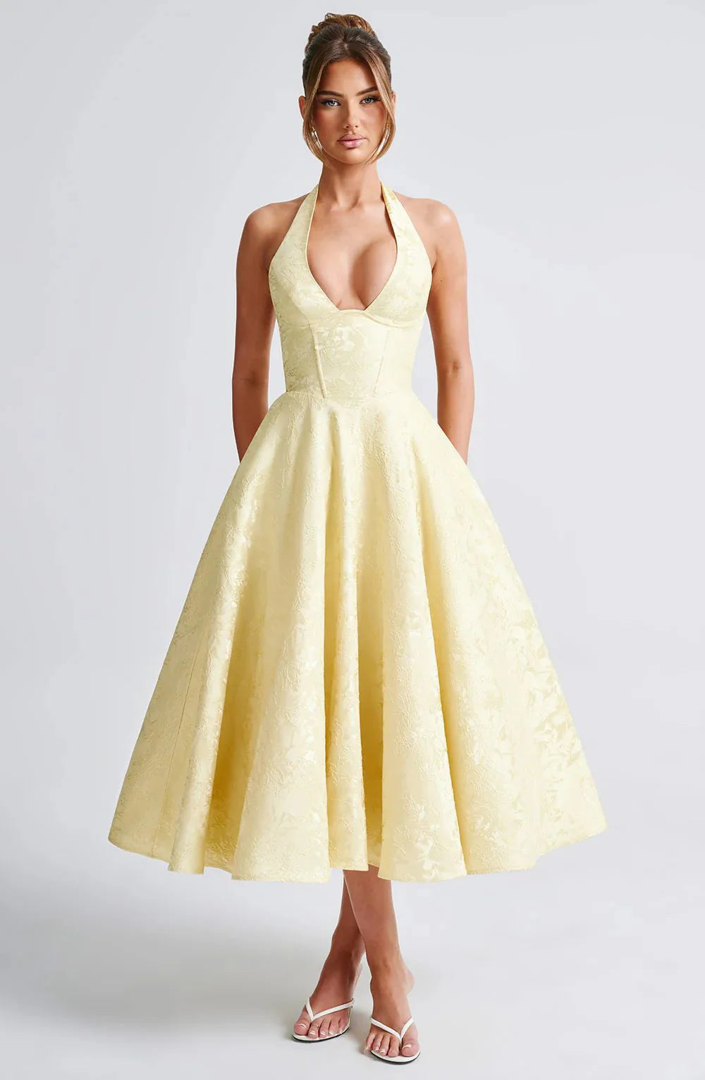 Livette - Elegance Open Midi Dress