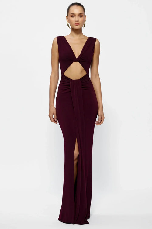 Faith Dress - Black Cherry
