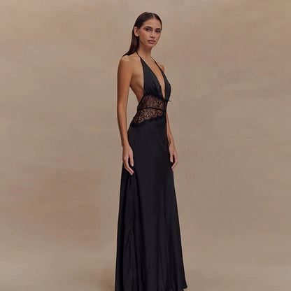 Livette - Satin Maxi Dress