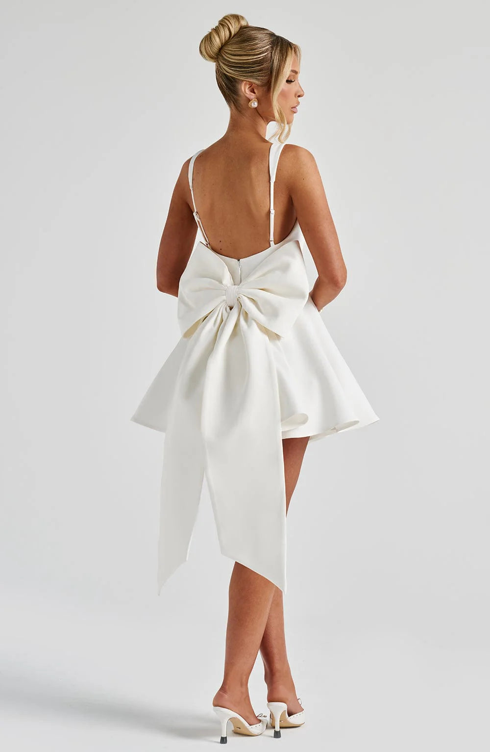 Livette - Bow Tie Mini Dress