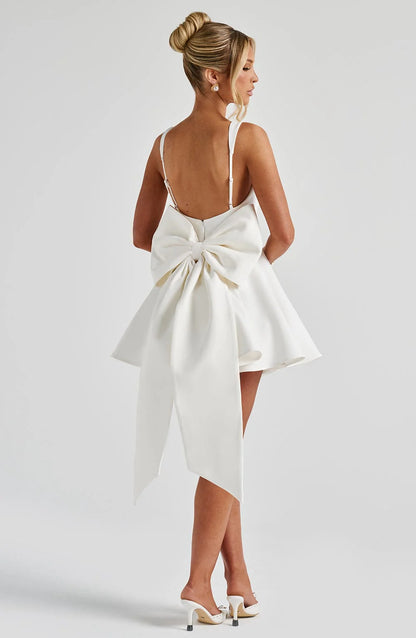 Livette - Bow Tie Mini Dress