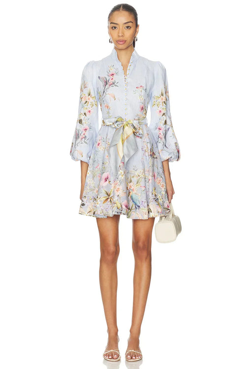 Rebellion Button Mini Dress