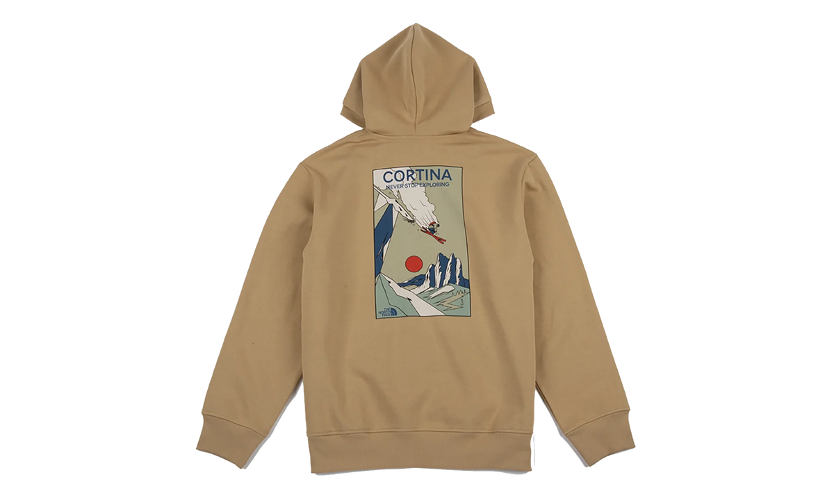 Mountain Celebration Relaxed Hoodie "Khaki Stone" NF0A8GB9LK5