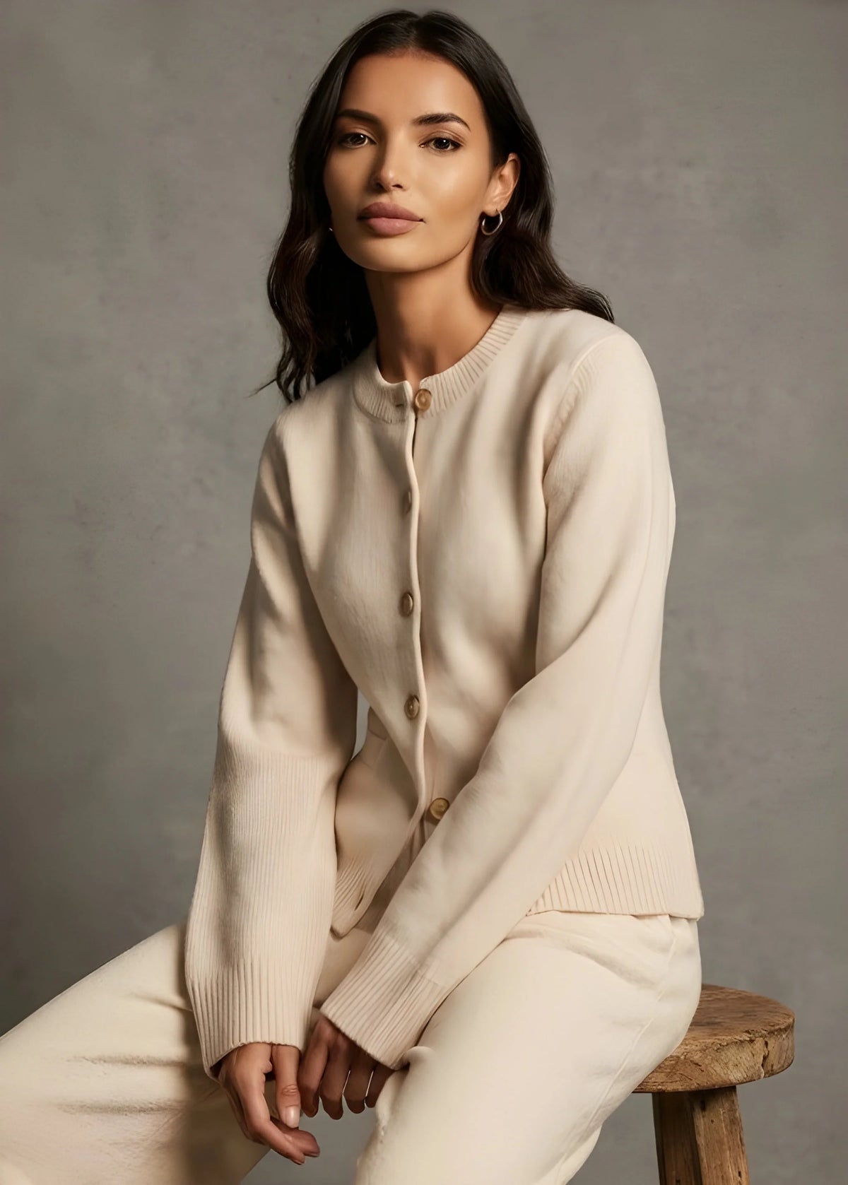 Livette - Knotted Cardigan Sweater