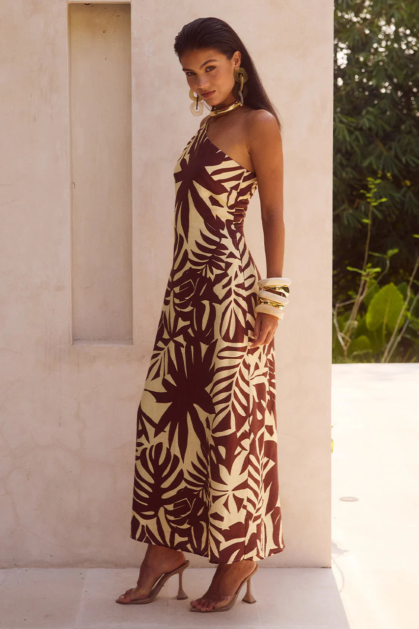 Matelo Midi Dress - Matelo Print