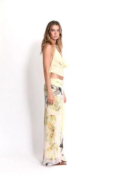 Seren - Cowl Top and Maxi Skirt Set