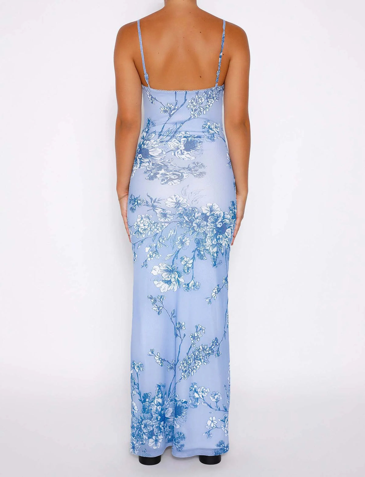 Livette - Floral Rose Maxi Dress