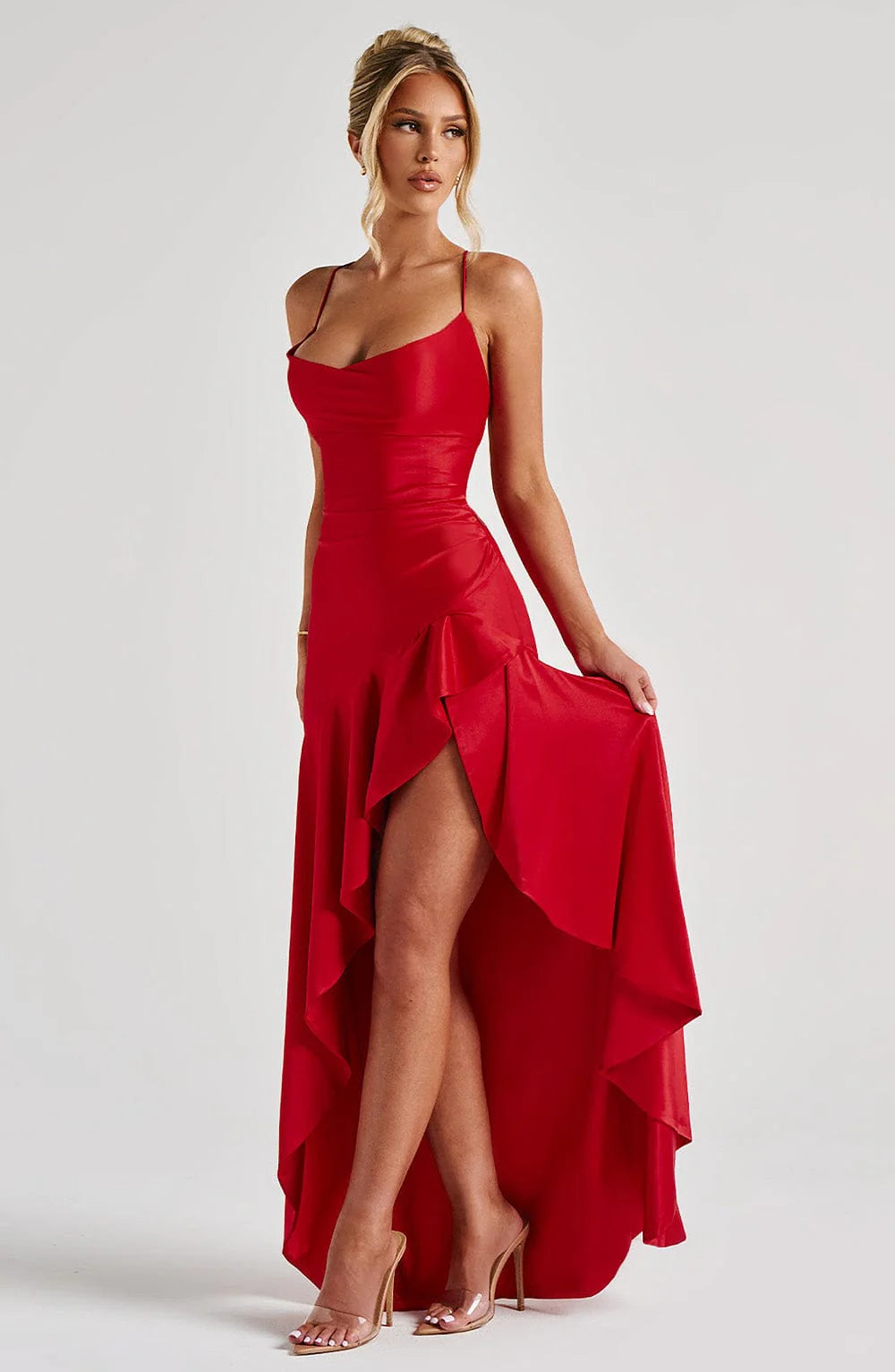 Livette - Red Midi Dress