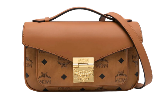 Medium Tracy Crossbody in Visetos "Cognac" MWRFSXT01CO001