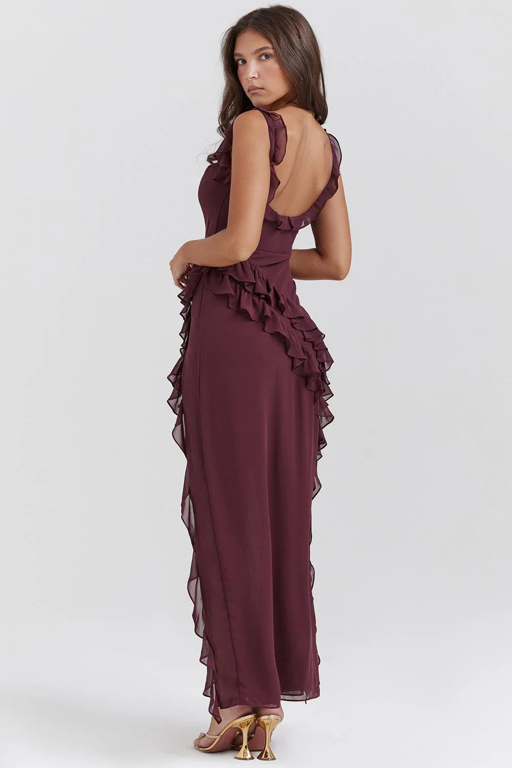 Livette - Ruffle Maxi Dress
