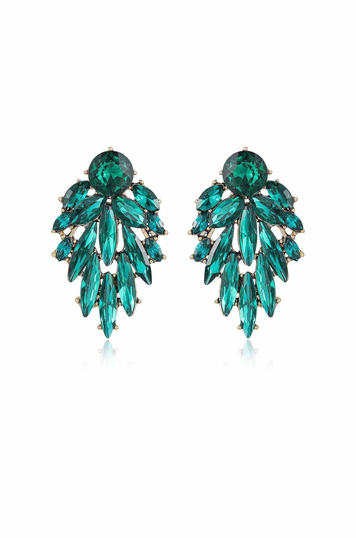 Cry Me A River Earrings - Emerald