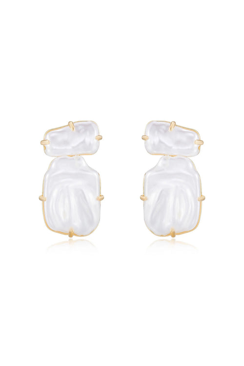Double Pearl Earrings