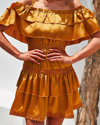 Cassie Dress - Mustard