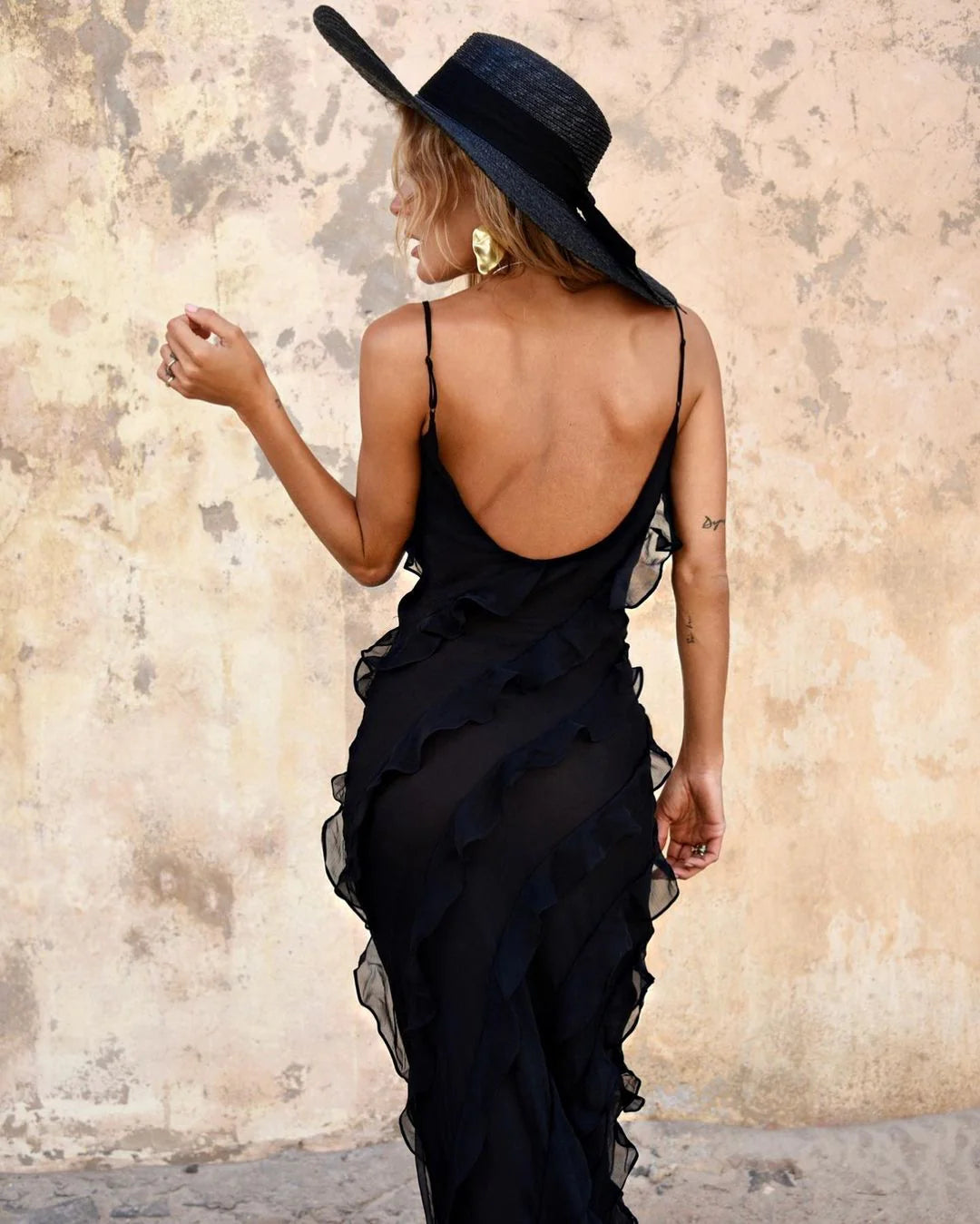Amorie - Ruffle Dress with Romantic Look