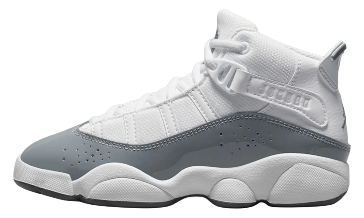 Air Jordan 6 Rings PS "White Cool Grey" 323432 121