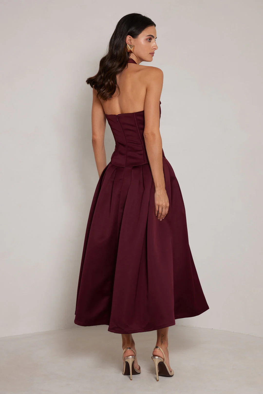 Dakota Dress - Wine