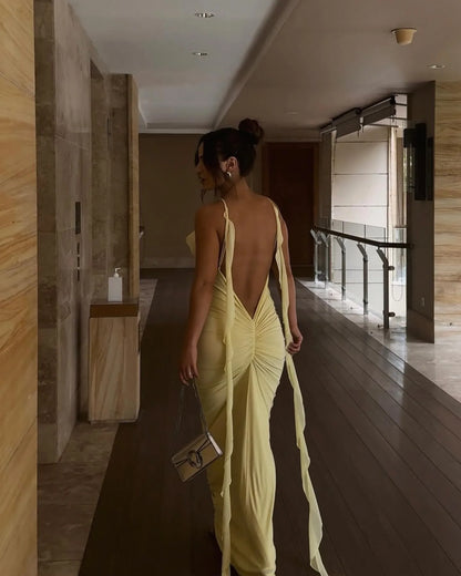 Daniela Dress - Butter Yellow