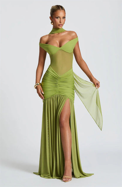 Celeste Fire Maxi Dress
