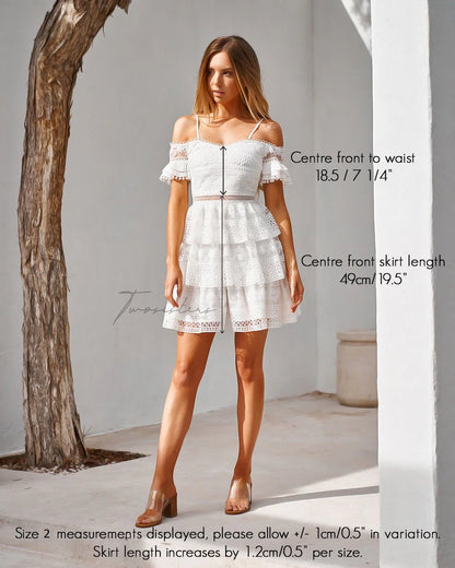 Melinda Dress - White