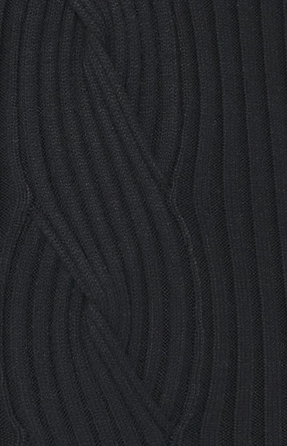 Lula Cut Out Knit Dress - Black