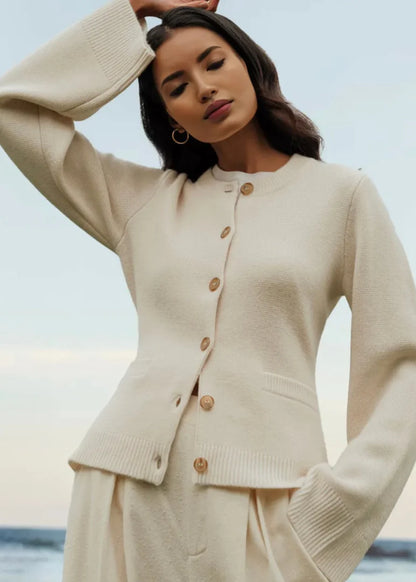Livette - Knotted Cardigan Sweater