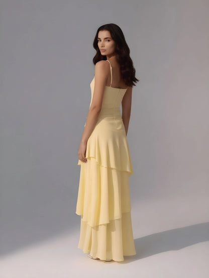 Livette - Long Ruffle Maxi Dress