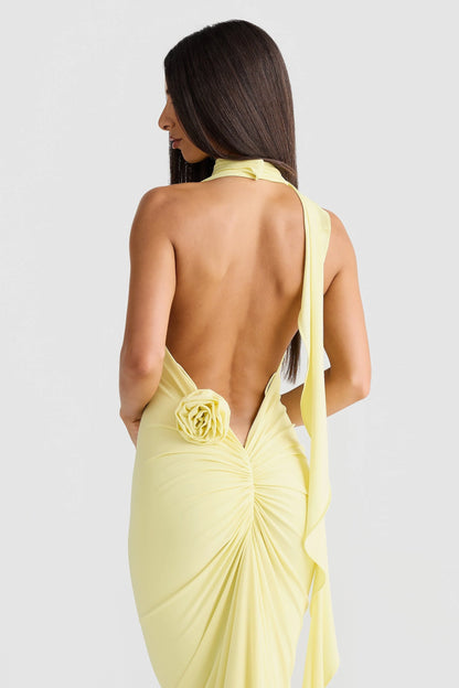 Arabella Dress - Butter Yellow