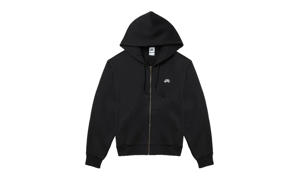 SB Full-Zip Fleece Skate Hoodie "Black / White" FZ8796 010