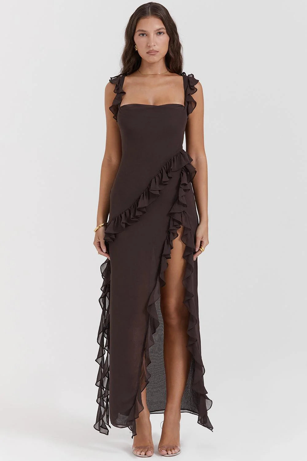 Livette - Ruffle Maxi Dress