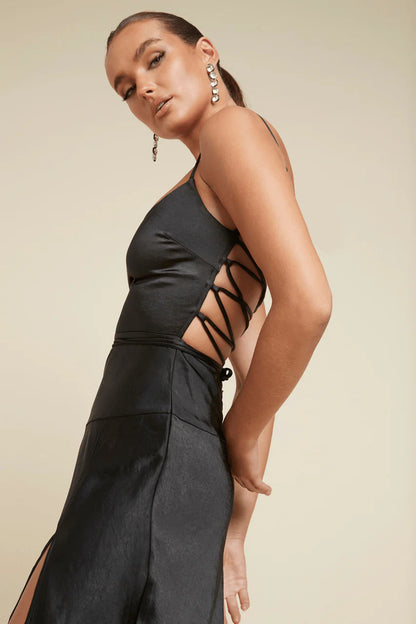 Mime Maxi Dress - Black