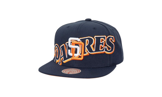 MLB Cooperstown Full Frontal Snapback Cap "San Diego Padres - Navy" HHSS7494 SDPYYPPPNAVY
