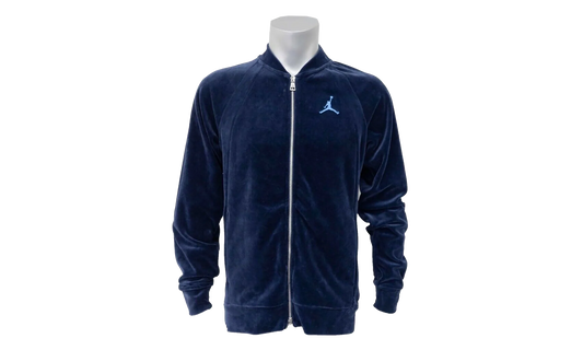 Air Jordan Velour Full Zip Track Jacket "Blue" AH2357 410