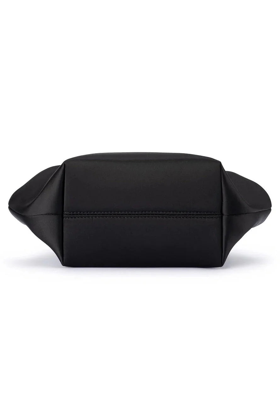 Karina Satin Clutch - Black