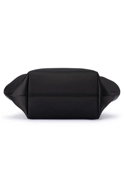 Karina Satin Clutch - Black