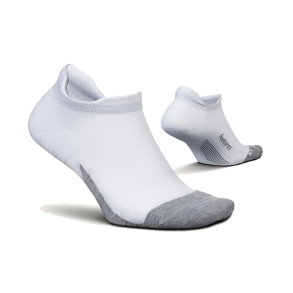 Feetures Elite Max Cushion No Show Tab - White