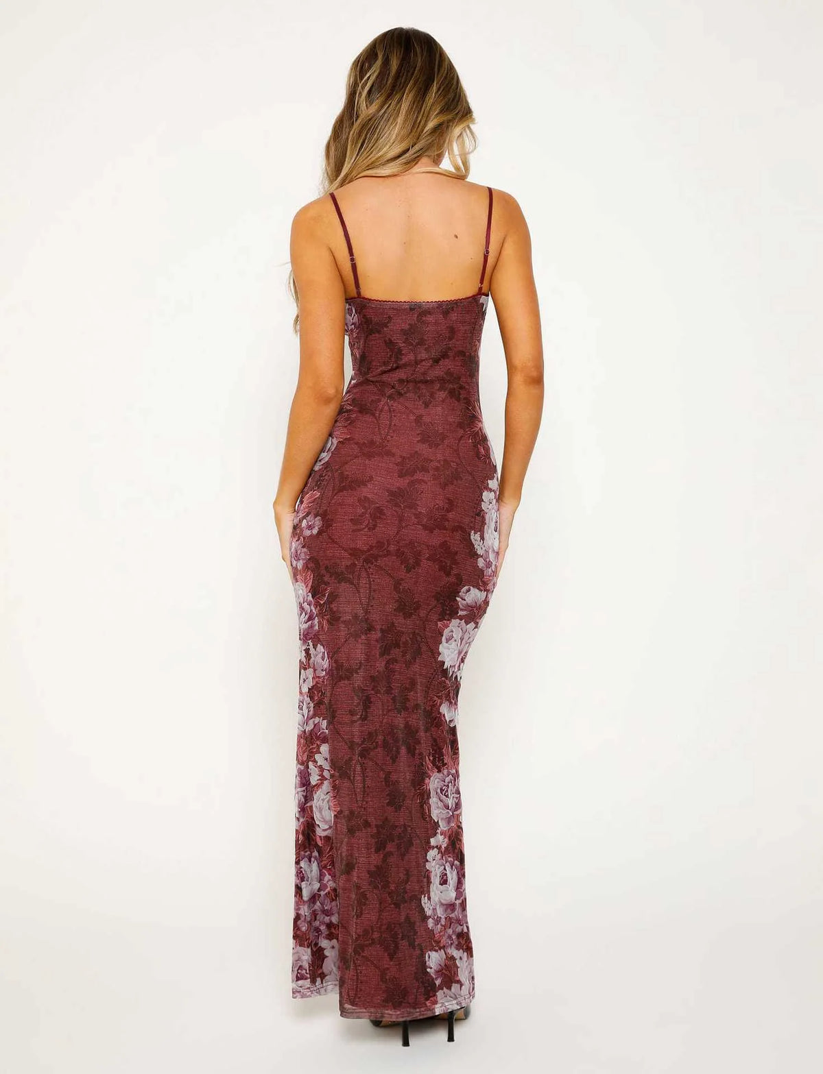 Livette - Floral Rose Maxi Dress