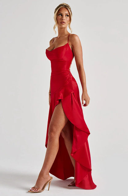 Livette - Red Midi Dress