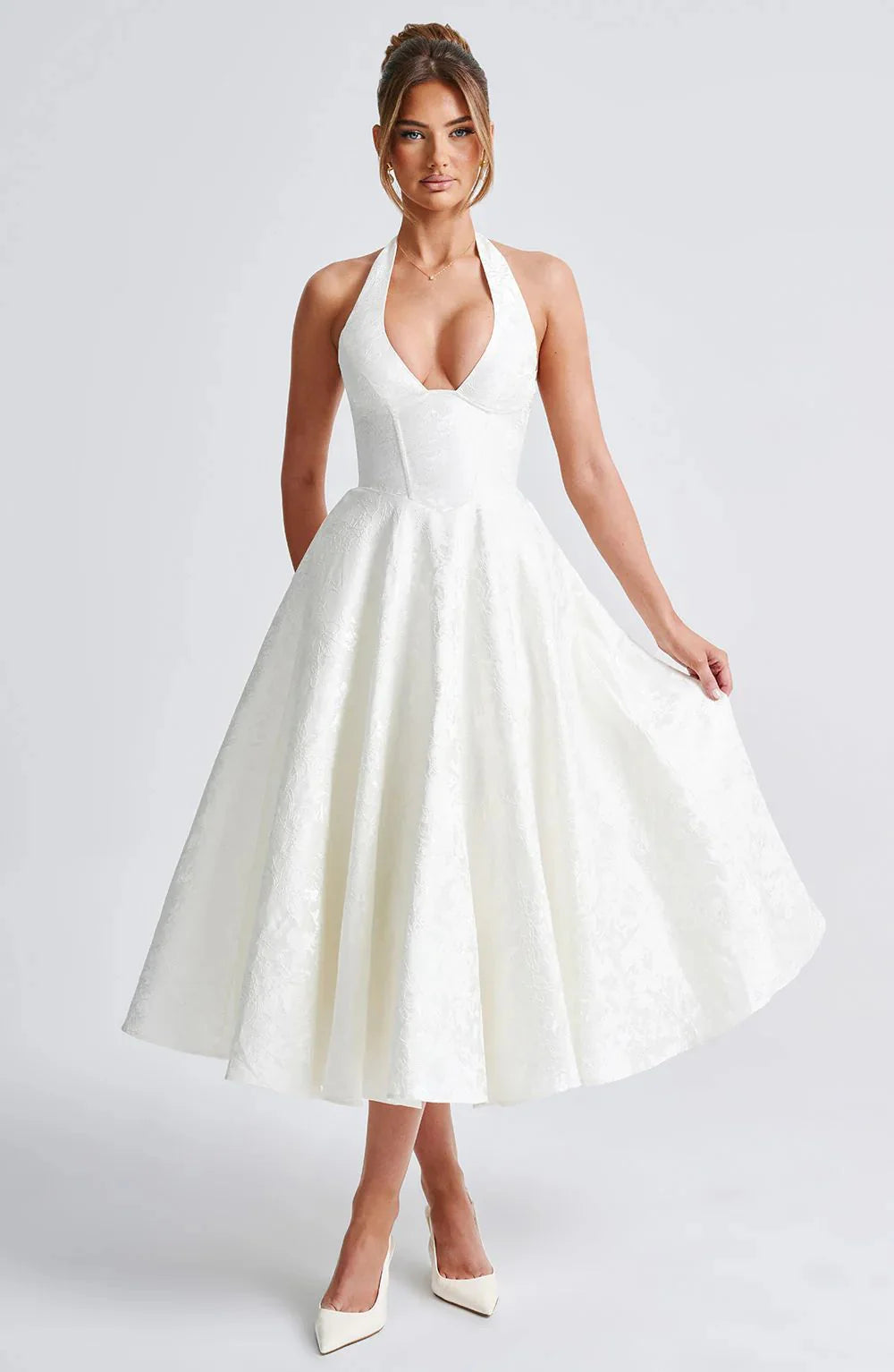 Livette - Elegance Open Midi Dress