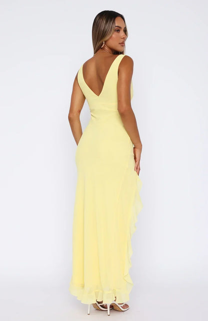 Livette - V-neck Maxi Dress
