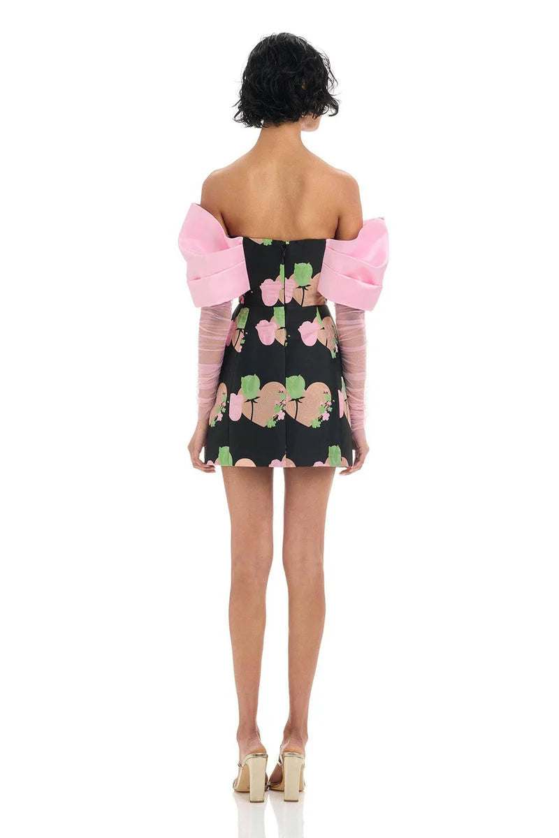 Kyros Dress - Black Print