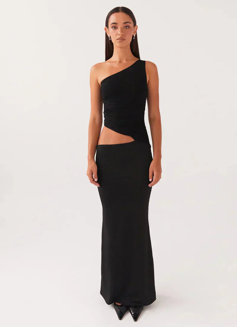Mia Asymmetrical Long Dress