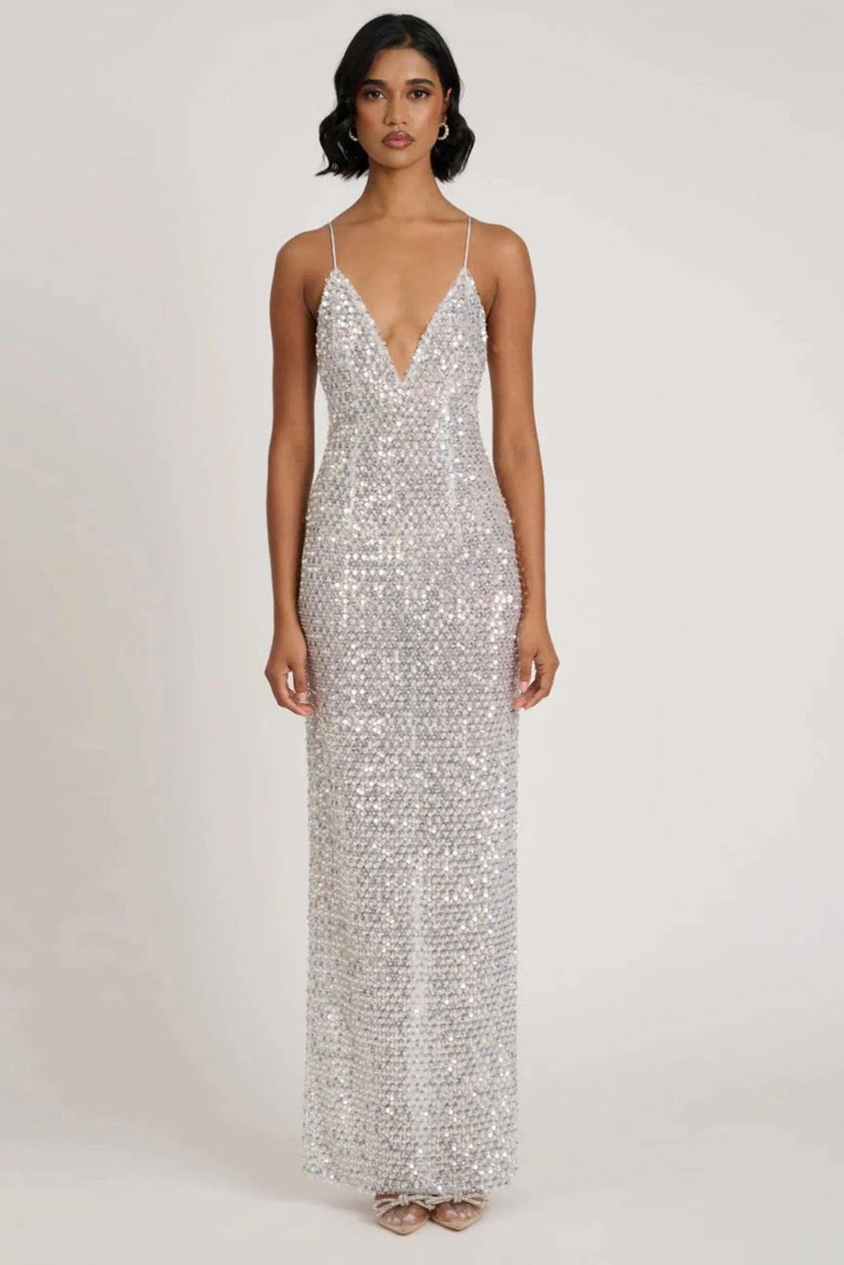 Mevia Gown - Silver