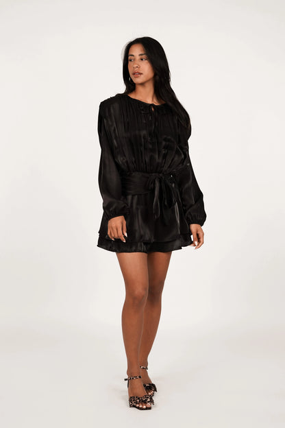 Sarelia – Satin Mini Dress