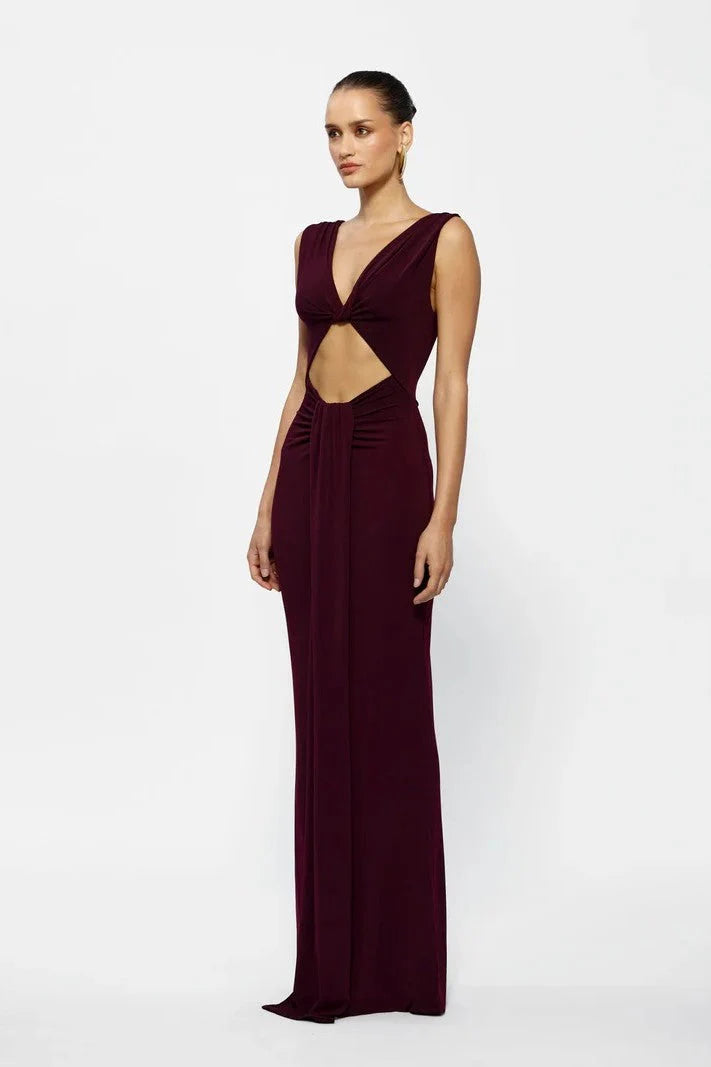 Faith Dress - Black Cherry