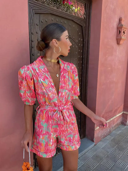 Elena - Trendy Playsuit with Elegant Flair